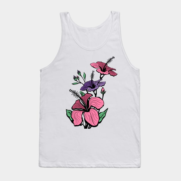 Flowers Tank Top by MarcyRangel